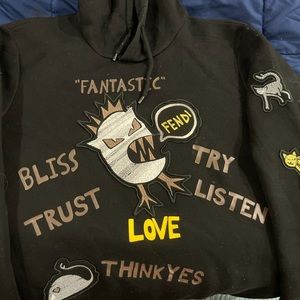 FENDI UNISEX HOODIE SIZE 54 ( XL )